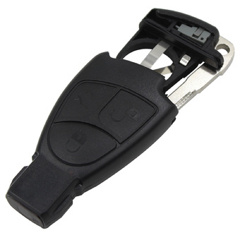 3 Buttons Remote Smart Key Shell Case With Battery Clip With Key Tablets Fob For Mercedes Benz M S C E C