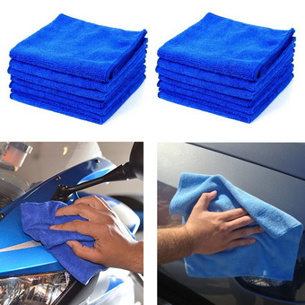 iTP ผ้าขนหนูไมโครไฟเบอร์ ผ้าเช็ดรถ (แพ็ค 12 ผืน) ขนาด 30x30 ซม. Cleaning Microfiber Towel Cloth