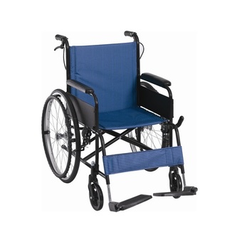 a*bloom Wheelchair รถเข็น ผู้ป่วย อลูมิเนียม รุ่น AB0204 - Blue