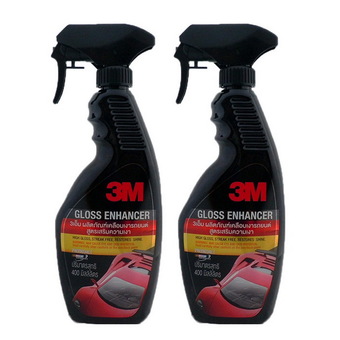 3M Gloss Enhancerสเปรย์เคลือบเงารถสูตรเสริมเงา400มล(2ขวด)