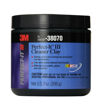 3M 38070 ดินน้ำมันขจัดคราบสกปรก ยางมะตอย ละอองสี บนพื้นผิวรถ 200 กรัม