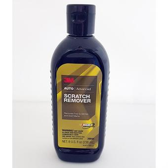 3M 39044 Scratch Remover น้ำยาลบรอยขนแมวและรอยขีดข่วน 243มล แถมฟรี ฟองน้ำกลม + ผ้าไมโครไฟเบอร์