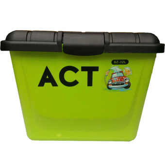 ACT WASH BOX ถังน้ำล้างรถเอนกประสงค์ ขนาดพกพาพร้อมมอเตอร์ในตัว (Green)