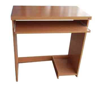 Kitt Shop โต๊ะวางคอมพิวเตอร์ โต๊ะทำงานไม้ 80 ซม (สีลายไม้บีช)