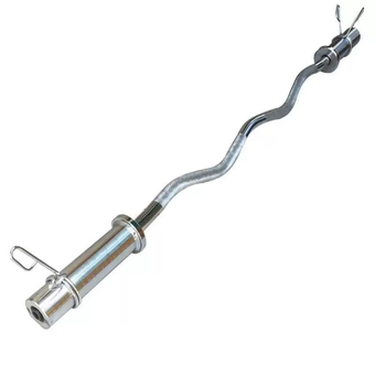 Avarin คาน บาร์เบล แกนบาร์เบล Olympic EZ bar ขนาด ยาว 120cm 47 นิ้ว แกน2 นิ้ว (สีเงิน)
