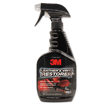 3M Car Care Leather &amp; Vinyl Restorer ผลิตภัณฑ์เคลือบเงาเบาะหนังและไวนิล