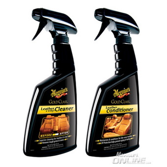 Meguiar&#039;s ชุดบำรุงดูแลรักษาเบาะหนังและเบาะเทียม ชุด 2 ขวด