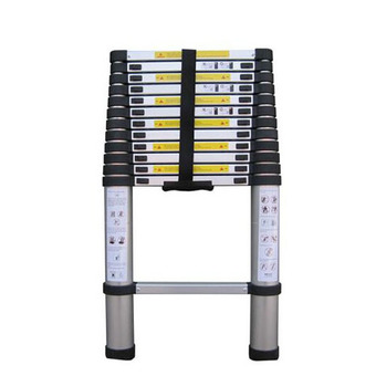 Multi-X บันไดอลูมิเนียม ยืดหดได้ ทรงพาด 4.4 เมตร พับเก็บ ladder aluminium รุ่น ML-004 ( สีเทา )