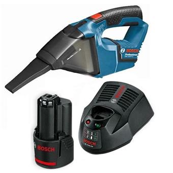 BOSCH เครื่องดูดฝุ่นแบต10.8V GAS10,8V-LI+ที่ชาร์จ+แบต1ก้อน (สีฟ้า)