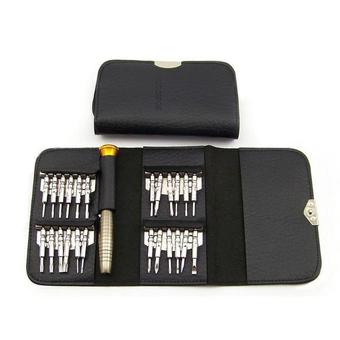 BUYINCOINS New 25 in 1 Set Repair Tools Precision Screwdriver Wallet For Phones PC Laptop