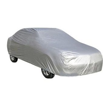 BEST Tmall Full Car Cover Waterproof Sun UV Car Cover Size M (Silver)