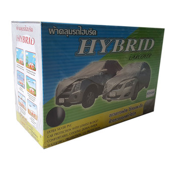 Hybrid ผ้าคลุมรถไร้ตะเข็บ Size XL