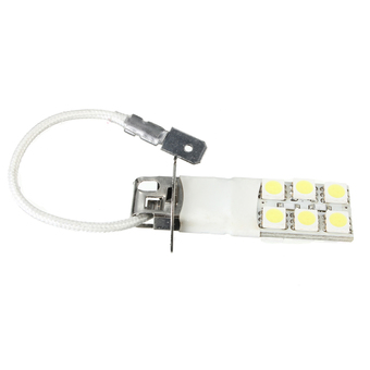 2PCS H3 12V-5050 SMD LED Car For Driving Fog Head Light Lamp Bulb
