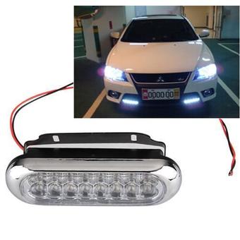 2 Car Truck Day Running Fog Driving DRL White 16 LED Light Daylight