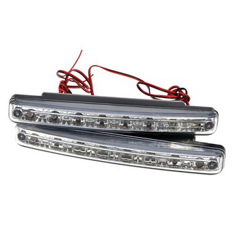 LED ไฟเดย์ไลท์ DRL daytime running light 8 จุด