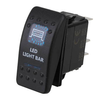 Rocker Switch LED Light Bar (Black)