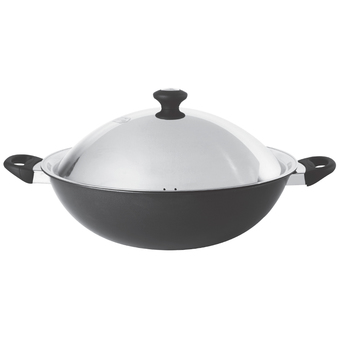 กระทะหูทรงลึกพร้อมฝาแก้ว Meyer - รุ่น COOK' N LOOK INDUCTION 36 ซม.