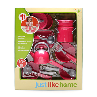 JUST LIKE HOME CAST IRON COOKWARE SET (2 ASST)