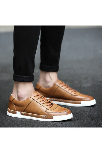 Casual and comfortable small explosion models breathable shoes(brown) - Intl