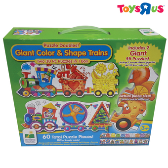 The Learning Journey Puzzle Double Giant Colors And Shapes