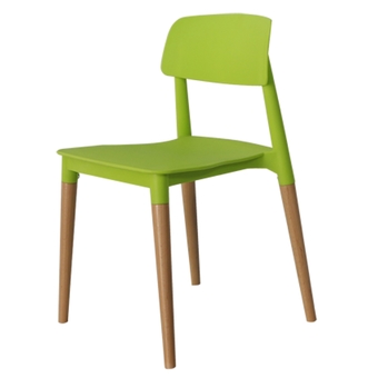 U-RO DÉCOR เก้าอี้ดีไซน์/ อเนกประสงค์ รุ่น EASI - สีเขียว/บีช