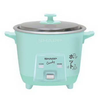 Sharp หม้อหุงข้าว ขนาด 0.3 ลิตร รุ่น KSH-Q03-GA (สีเขียว)