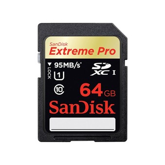 SanDisk SD Extreme Pro SDHC UHS-I Card 64GB (95MB/s_633x)