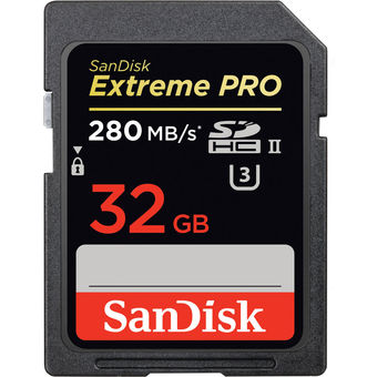 SanDisk SD Extreme Pro SDHC UHS-II Card 32 GB(280MB/s_1867x)