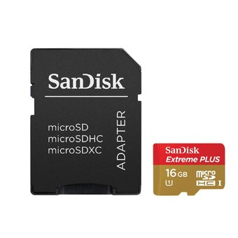 SanDisk SD Micro Extrem Plus Class 10 16GB (80MB/s 533X)