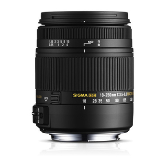 Sigma Lens 18-250mm f/3.5-6.3 DC OS HSM Macro For Canon