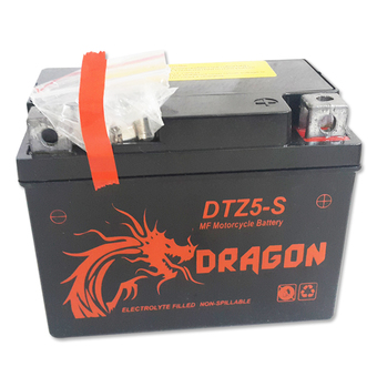 DRAGON แบตเตอรี่แห้ง DTZ-5-S (สำหรับมอเตอร์ไซค์)