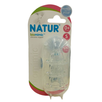 Natur จุกนม biomimic Size S 3อัน/แพ็ค (รุ่น 85185) 1แพ็ค