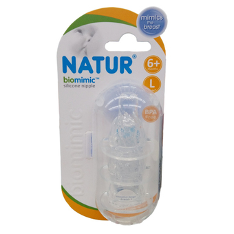Natur จุกนม biomimic Size L 3อัน/แพ็ค รุ่น 85187 1แพ็ค