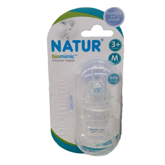 Natur จุกนม biomimic Size M 3อัน/แพ็ค รุ่น 85186 1แพ็ค