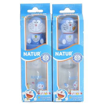 Nature ขวดนมโดราเอมอน 4 ออนซ์ แพ็ค 2 ขวด