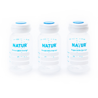 Natur ขวดเก็บน้ำนม (แพ็ค 3 ขวด)