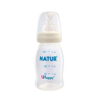 Natur ขวดนมUhappy (White) 4 ออนซ์