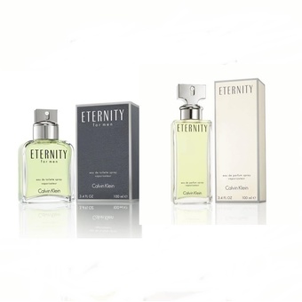 Calvin Klein Eternity for Women EDP 100 ml.+Calvin Klein Eternity for Men EDT 100 ml.
