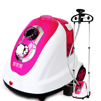 Hot item Best Garment Steamers เครื่องรีดไอน้ำถนอมผ้าแนวตั้งคุณภาพสูง แบบ 2 เสา (Pink)