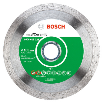 Bosch ชุดใบตัดเพชร 4" BOSCH Eco Ceramic 2 ใบ"