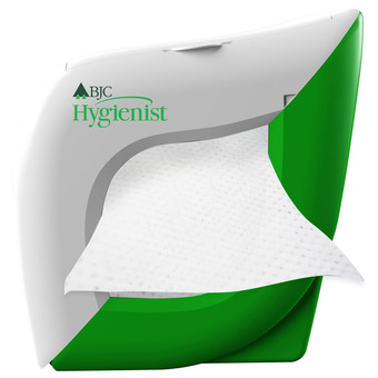 BJC Hygienist กล่องใส่กระดาษทิชชู่เช็ดปาก pop-up บนโต๊ะอาหาร (ขาว/เขียว)