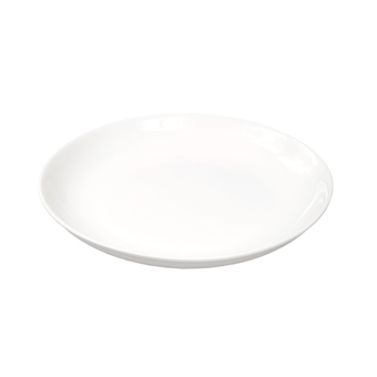 STOKE PORCELAIN จานเซรามิก 8นิ้ว, 6 ใบ/ชุด ทรงลึก (ขาวครีม)