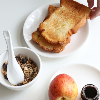 STOKE PORCELAIN ชามเซรามิก 6นิ้ว 6 ใบ/ชุด (ขาวล้วน)