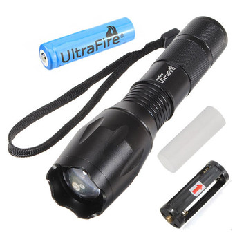 Ultrafire 2200Lm CREE XML T6 LED Zoomable Flashlight Torch 5 Modes with 18650 Battery