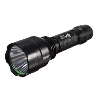 Bigskyie 2200 Lumens UltraFire CREE XM-L C8 Q5 LED Flashlight 18650 Torch Lamp Light Black free shipping - Intl