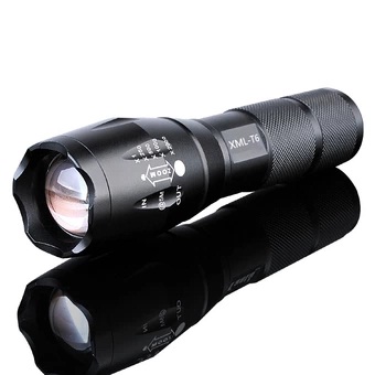Ultrafire 2200Lm CREE XML T6 LED Zoomable Flashlight Torch 5 Modes ไฟฉาย แรงสูง ซูมได้ แถมอุปกรณ์ครบชุด ซื้อ 1 แถม 1