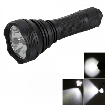 TangsFire HD-2010 CREE XML-T6 6W 3600LM 5 Mode Waterproof Flashlight Torch Black