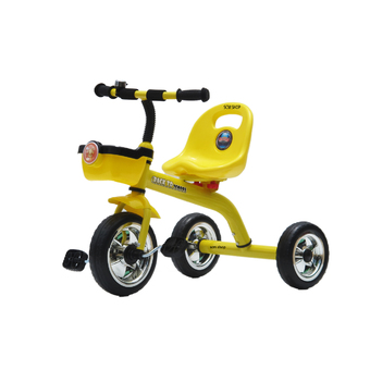 SCM Shop รถจักรยานเด็ก 3 ล้อมีตระกร้า (Yellow)