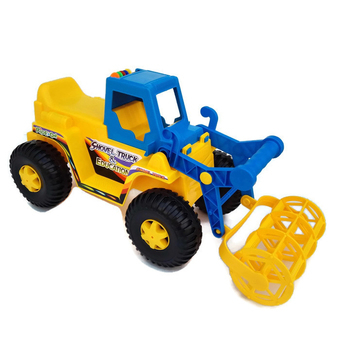 Victory Toys - รถเกี่ยวข้าวเด็กนั่งขาไถ (สีฟ้า)