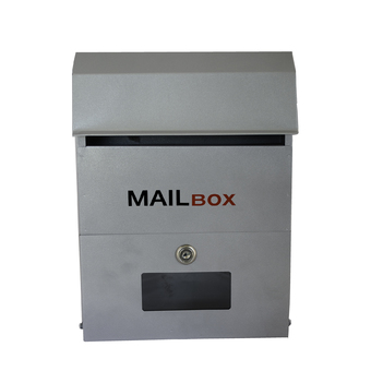 Office 2 art ตู้จดหมาย Mailbox รุ่น SILVER ฝาเปิดด้านบน - สีเงิน